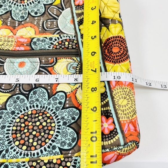 Vera Bradley Hipster Crossbody Bag in Flower Shower Retired Print Colorful - Picture 16 of 16